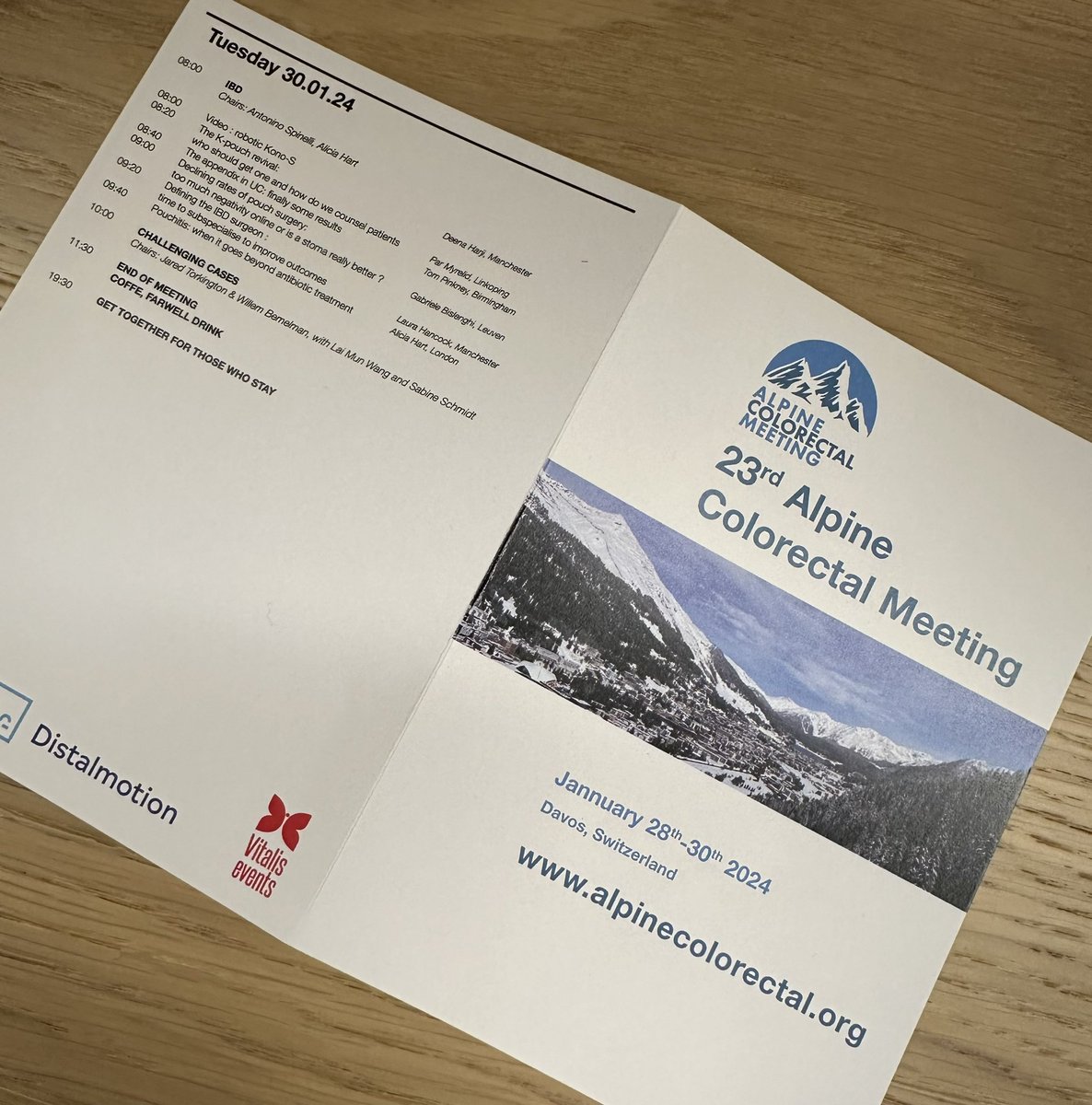 Alpine Corectal Meeting 2024 in #Davos one day to go! Great Science and fun. Have a safe trip! See you all in #Davos #ACM @RoelHompes @AntoninoSpin @WBemelman @DrDavidLarson @jdcamcolorectal @R_Perez_MD @QDenost @TorkiJ @TAMISYoda and many more