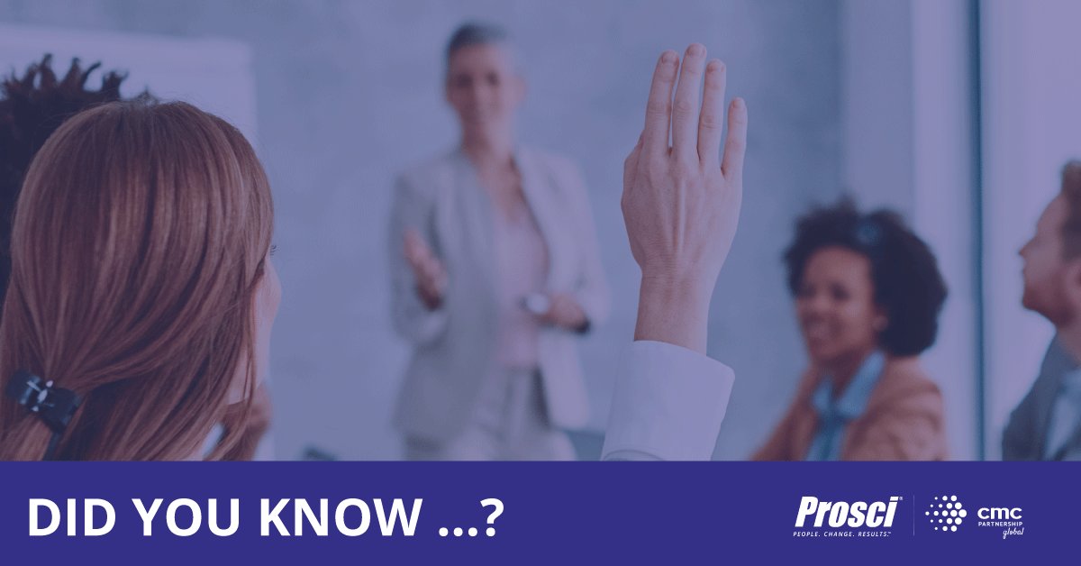 Changes often #fail because leaders and teams put too much focus on technical aspects of change. 

For successful change, organisations must also focus on how EACH individual adopts the change.

💡What is the people side of change?  hubs.ly/Q02gQkXg0

#ProsciEurope