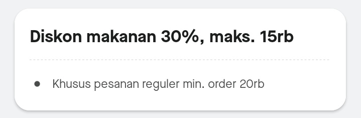 noturnays's tweet photo. Wts voucher gofood 🍣

Potongan 40%

Udah gf+ (pot ongkir 12k) 

Fee 3k

Bisa cek harga dulu

Klo slowress dimention aja ya

#zonauang https://t.co/RHWm1gBI8S