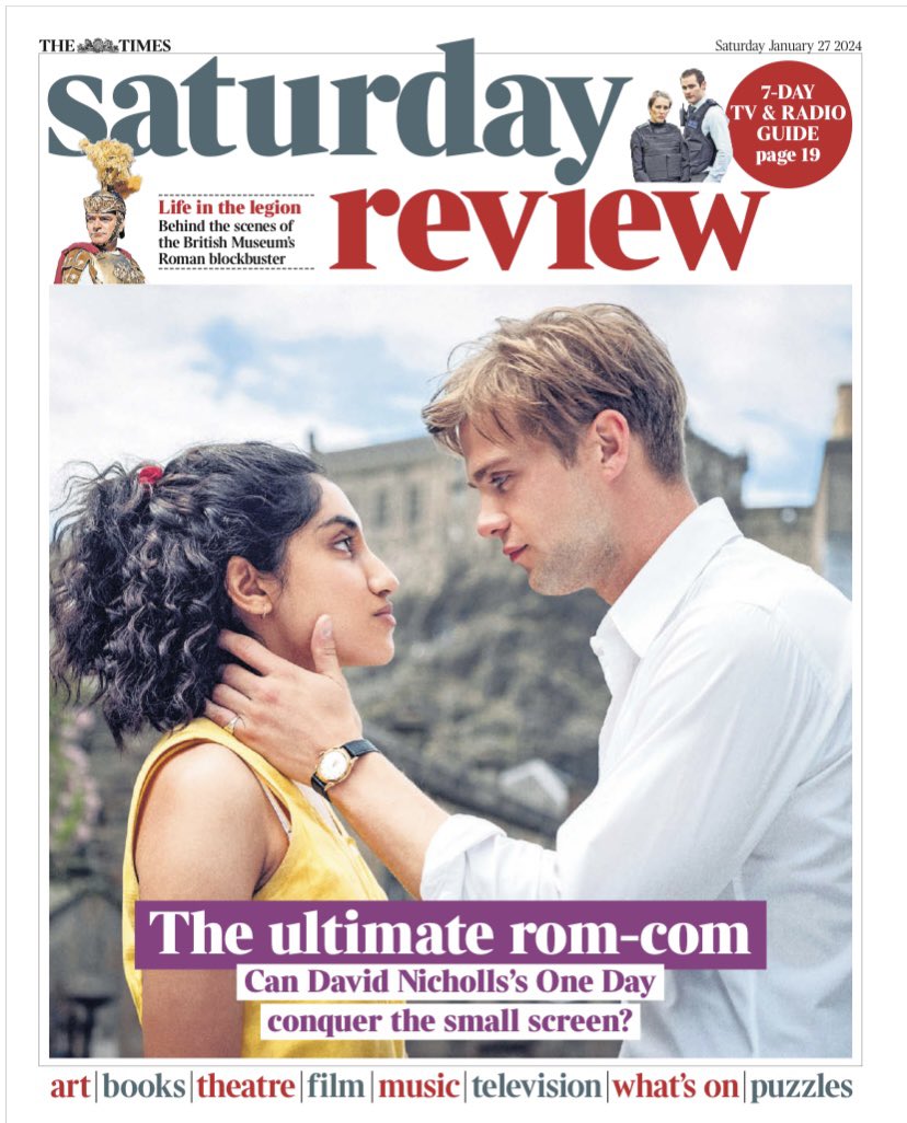 “It’s about two people growing up… I think we’re quite similar to our characters in many ways.” I spoke to @ambikamod, Leo Woodall and @DavidNWriter about the deliciously nostalgic new TV adaptation of #OneDay for today’s @timesculture cover story thetimes.co.uk/article/705444…