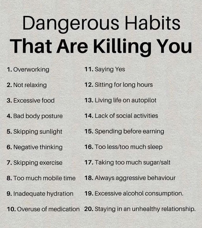 Business_Unions's tweet image. Habits you must quit to become successful: