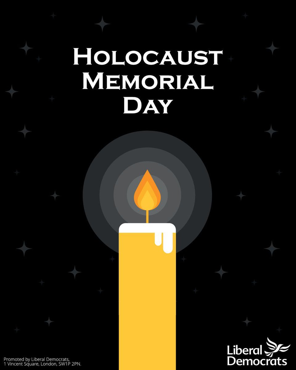 Today on #HolocaustMemorialDay we remember those murdered during the Holocaust, We must stand firm against hatred and discrimination wherever we find it. #HMD2024
