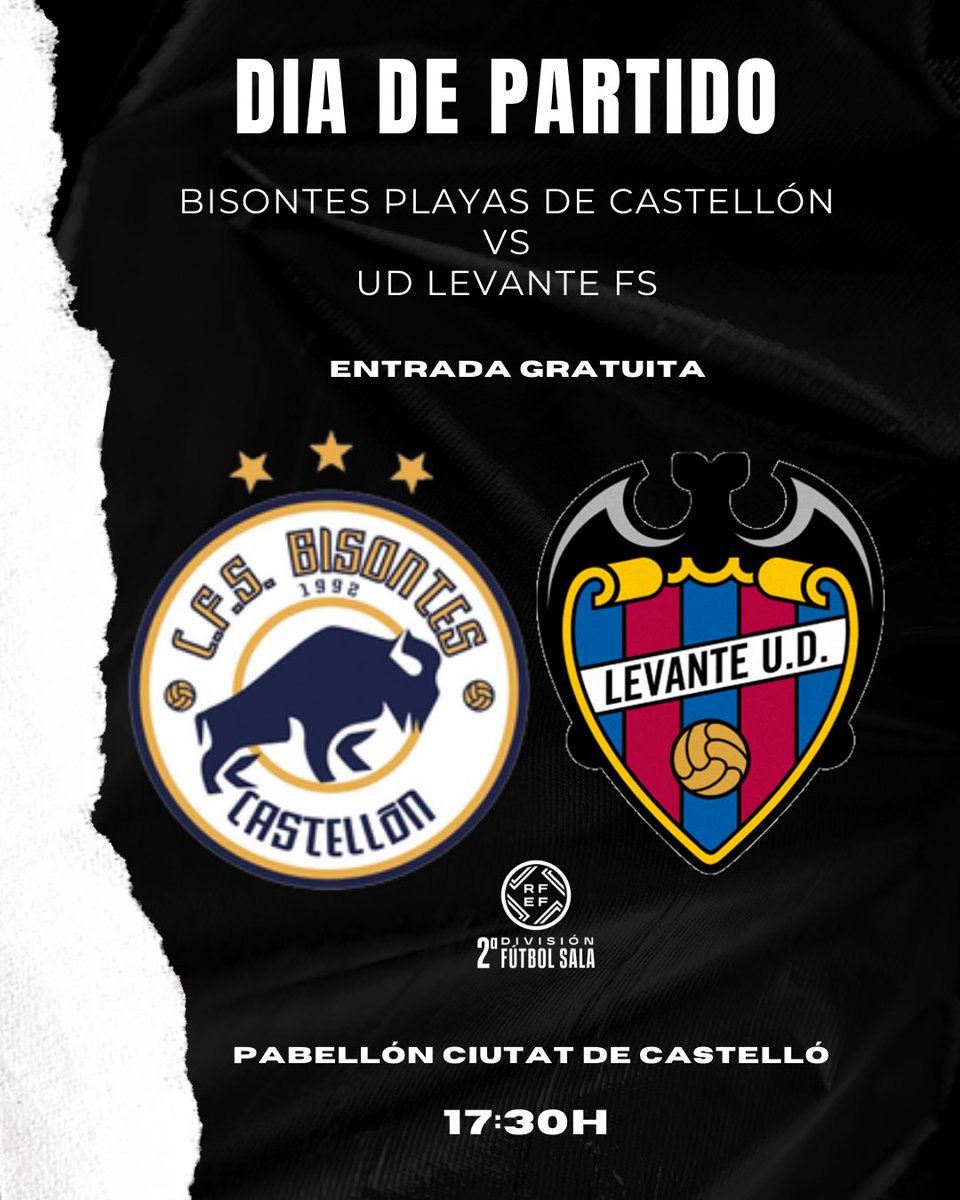 𝙃𝙊𝙔 𝙏𝙊𝘿𝙊𝙎 𝘼𝙇 𝘾𝙄𝙐𝙏𝘼𝙏❗ 𝙀𝙣𝙩𝙧𝙖𝙙𝙖 𝙜𝙧𝙖𝙩𝙪𝙞𝙩𝙖❗#playasdecastellon #vamosbisontes