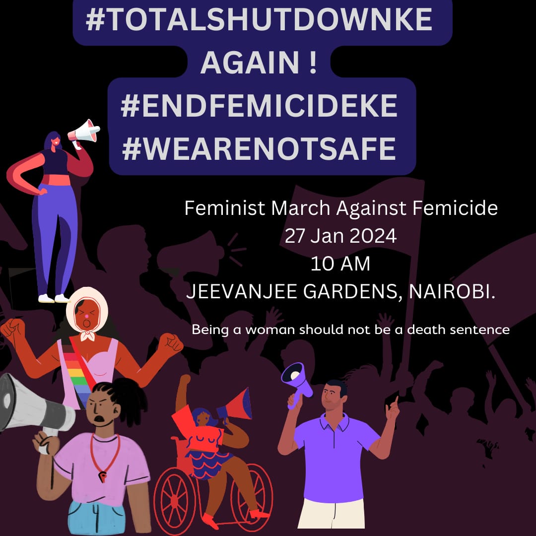 Kenya's government: This is Urgent🚨
A shocking 42% surge in femicide cases last year demands immediate action. It's time for real change to protect our women. Join us in standing against femicide. Raise your voice and demand action! #EndFemicideKE #TotalShutDownKE <a href="/SheLeadsKenya/">She Leads Kenya</a>