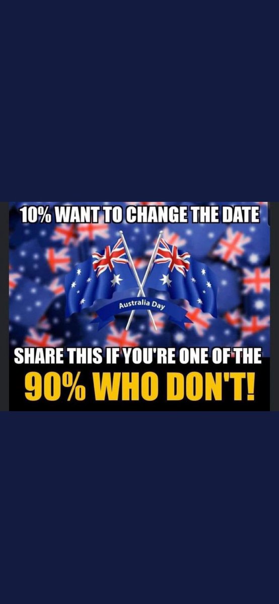 People carrying on that 1000’s marched in protest against Australia Day. Which these clowns don’t realise 24 million people didn’t protest. Always January 26. Australia Day. Look forward to celebrating it next year too. People won’t bow to woke perpetually offended clowns.