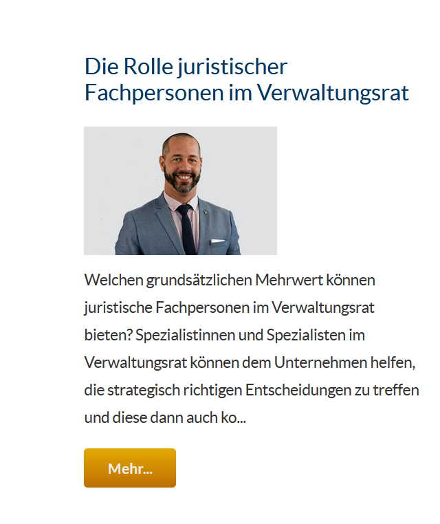 vrmandat's tweet photo. Danke Enzo Schrembs von Schrembs Solutions AG für den Beitrag: "Welchen grundsätzlichen Mehrwert können juristische Fachpersonen im Verwaltungsrat bieten?"
#Verwaltungsrat #Verwaltungsrätin #Verwaltungsräte #KMUVR #VRMandat
https://t.co/g5YlGSb2Zv https://t.co/sJB1bjtGH7