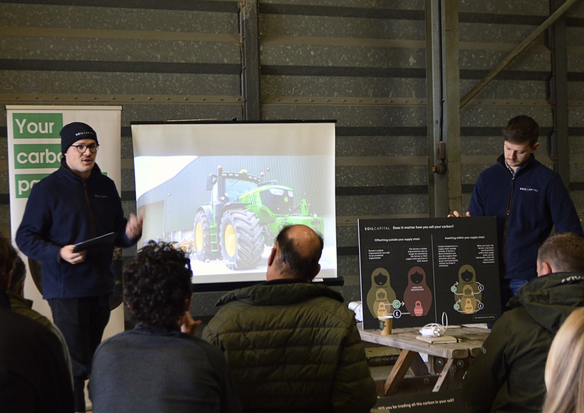[Webinar]

🌱Join us on Tuesday 30/01 at 5pm where the UK team will take you through the Soil Capital proposition, some 'carbon markets myth busting'.

Join the movement of 1,000 farmers committed to the #RegAg transition!

🤝Register here for the webinar: hubs.la/Q02hTgCv0