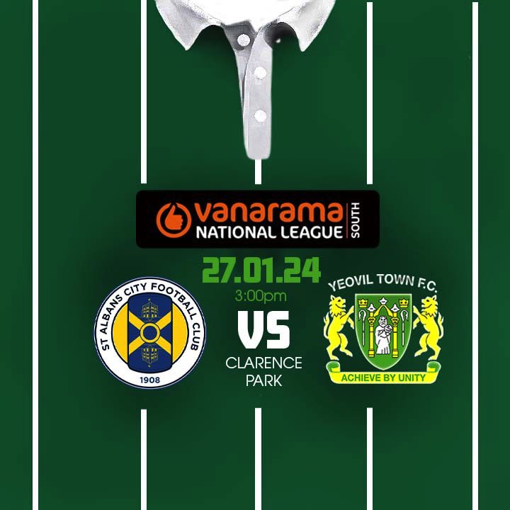 YTFC's tweet photo. MATCHDAY ⚽️

This afternoon we travel to St Albans City in the National League South. 

#YTFC 💚 https://t.co/gsfxxOy4tn