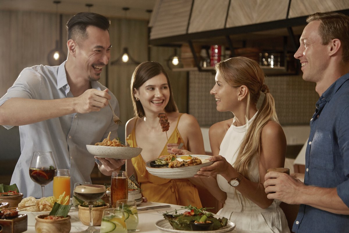 DestinAsian_Mag's tweet image. The three distinct epicurean experiences offered at Sheraton Bali Kuta Resort include top-floor Bene Italian Kitchen; The Lounge for afternoon tea and cocktails; and Daily Social, a convivial all-day dining restaurant. bit.ly/4aWTGBV @SheratonKuta #Partnerpost