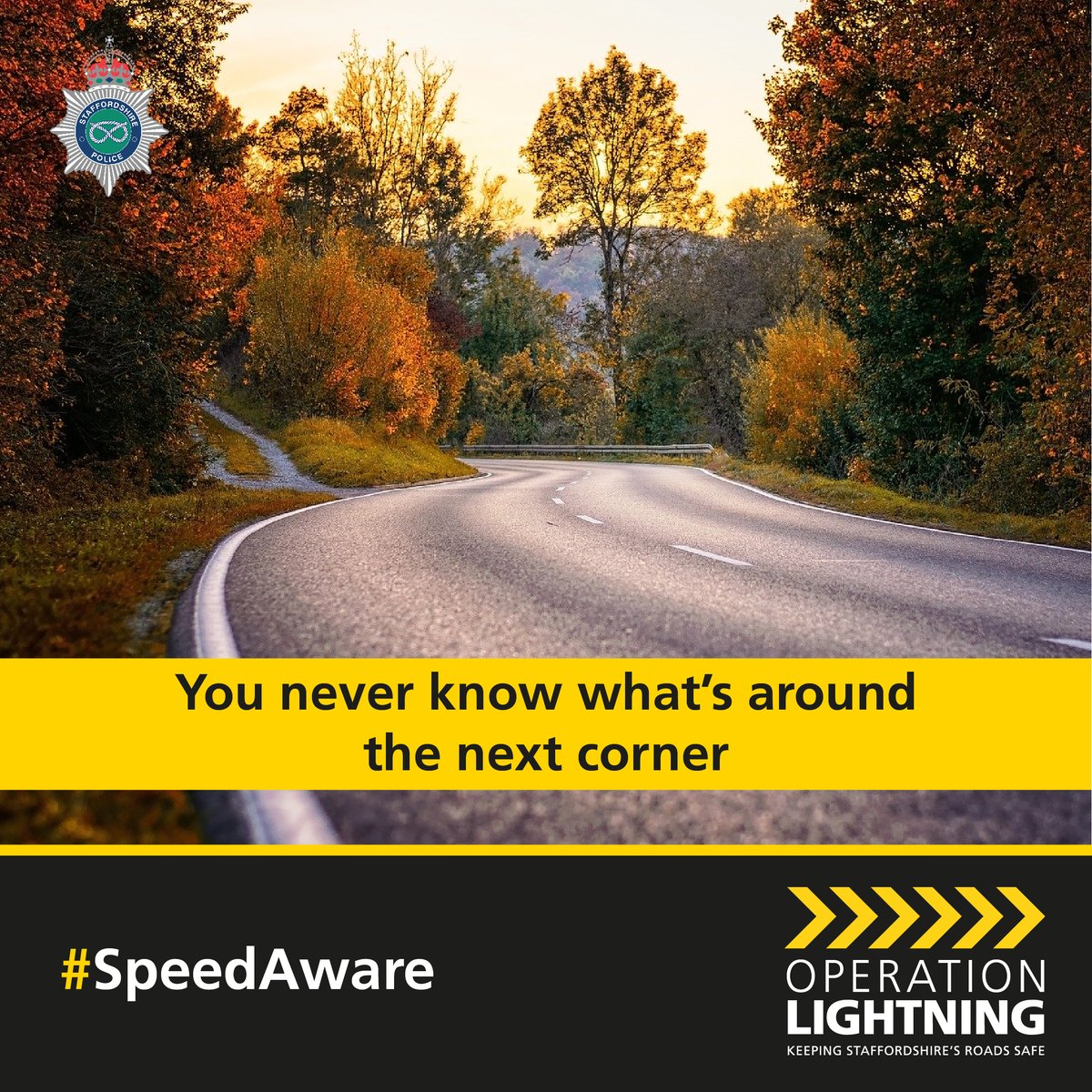 StaffsPolice's tweet photo. The risk of incidents increases in poor weather conditions, such as ice or rain.
Make sure you drive suitably for the weather conditions and slow your speed on approach to any bends, especially where you can’t see what’s coming next #SpeedAware https://t.co/FYFPMm0grX