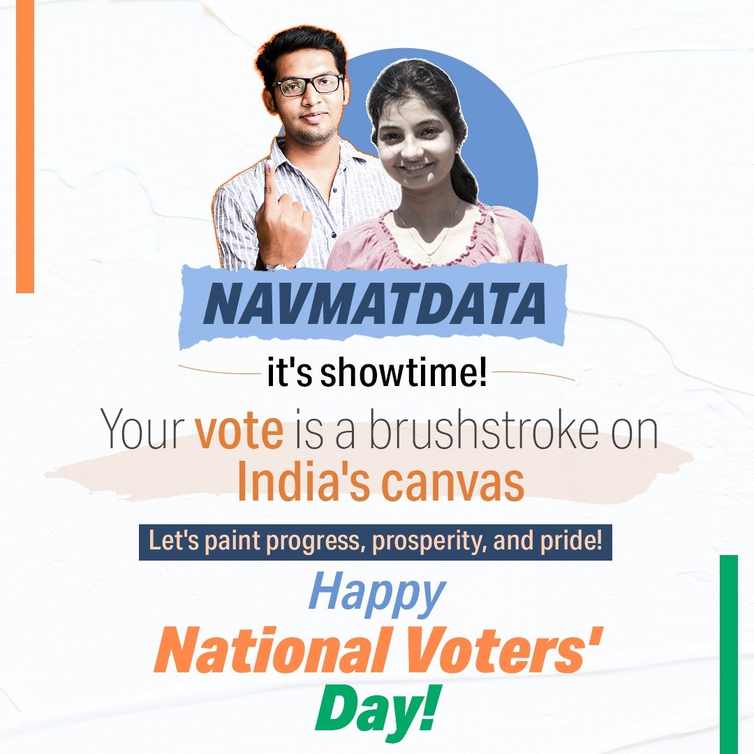IBhardwajHemant's tweet image. Your vote is a brushstroke on India&apos;s canvas.

#NamoNavMatdata