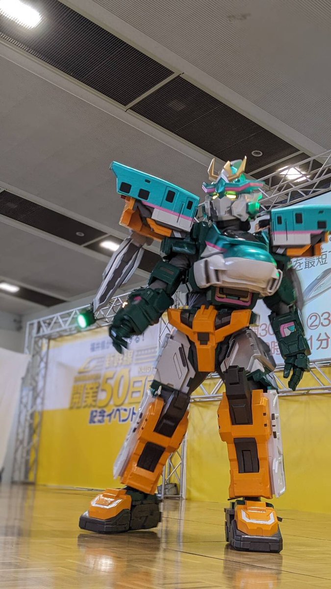 fukuitvevents's tweet image. 新幹線開業50日前記念イベント
1月28日（日）13:30〜福井県産業会館2号館ステージにて、シンカリオン チェンジ ザ ワールド × 福井県 重大発表セレモニーを開催。杉本知事とシンカリオンが登場。
初出し映像も！お見逃しなく！