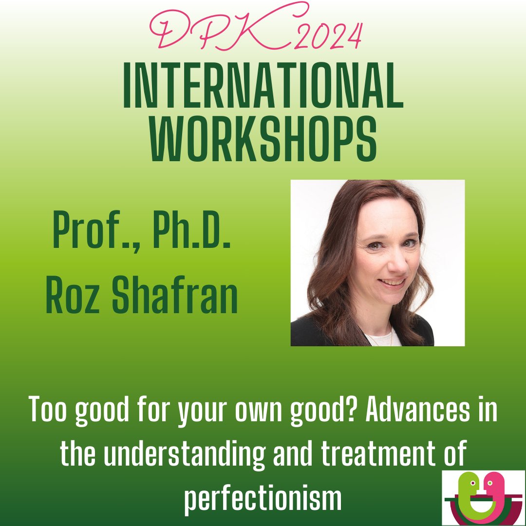 Roz Shafran is a Professor of Translational Psychology at the University College London (UCL) At the 3. DPK in 2024 she will be giving an online Workshop on the topic of cognitive behavior theory and therapy for clinical perfectionism Thursday, 13th of June, 12:30 - 16:30 (CET)