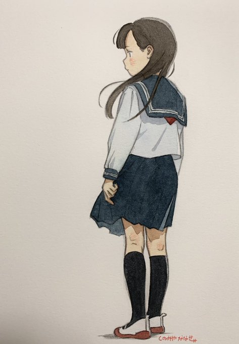 「青いスカート 上履き」のTwitter画像/イラスト(新着)