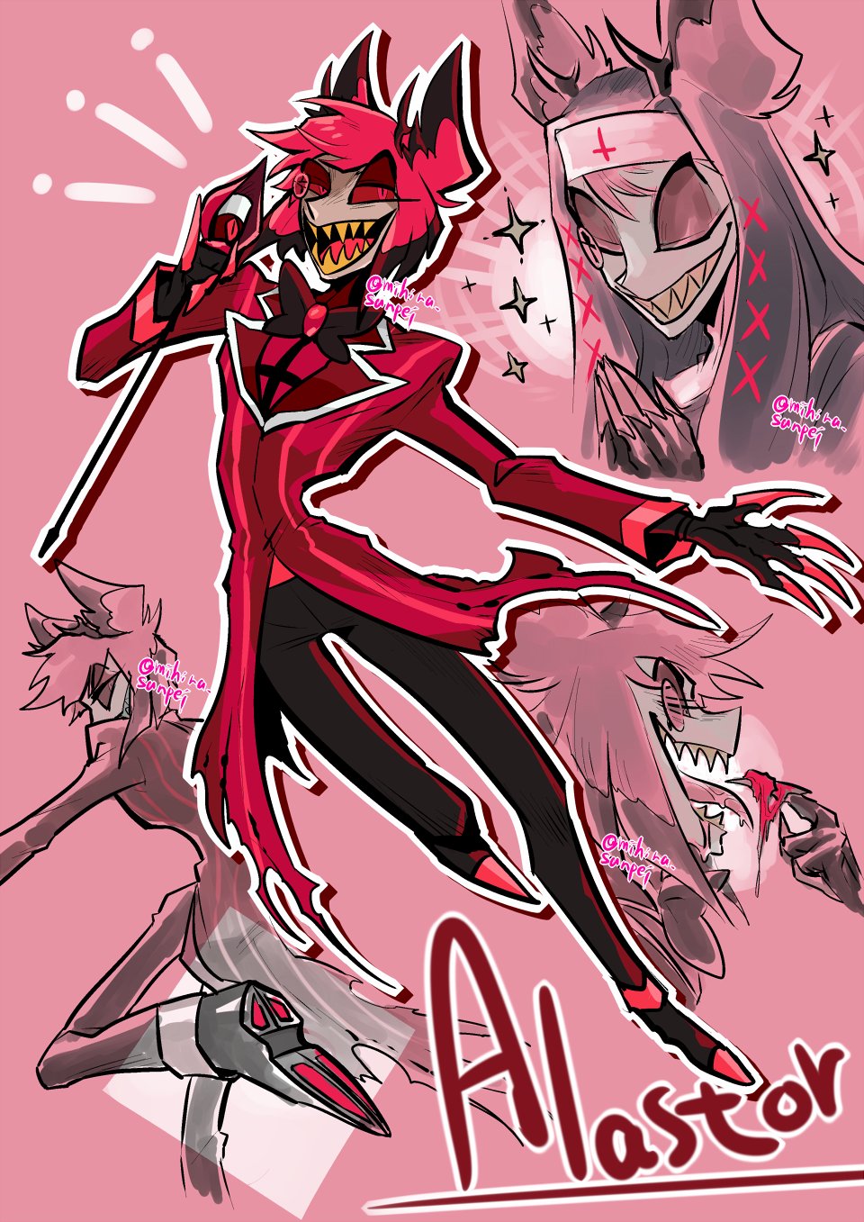 ハズビンホテル HAZBIN HOTEL アラスター レンチキュラー ハズビンホテル HAZBIN HOTEL アラスター レンチキュラー