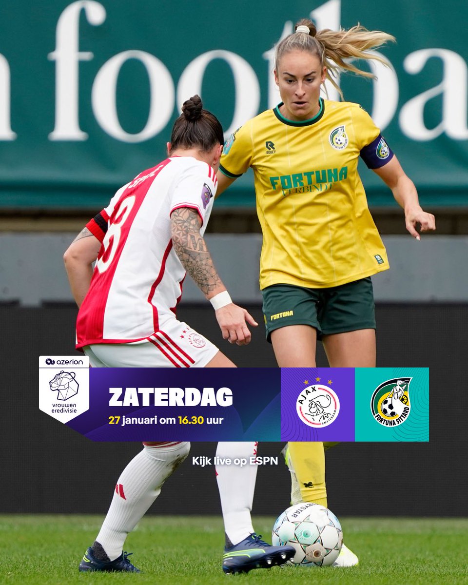 VrEredivisie's tweet photo. ๐๐๐ฉ๐๐๐๐๐ฎ ๐๐๐๐๐ฃ๐ฃ ๐ช
๐บ @fcutrecht - @telstarvrouwen
๐บ @AjaxVrouwen - @FortunaVrouwen
โฝ @FeyenoordV1 - @FCTwenteVrouwen
#FCUTEL #AJAFOR #FEYTWE #AzerionVrouwenEredivisie https://t.co/wQzPnmjWqJ