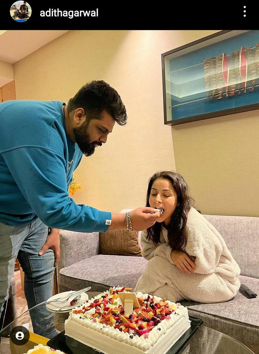 sachintharu75's tweet photo. #Adith bhai  so  caring person thank you bro #ShehnaazGill #HBDShehnaazGill https://t.co/OsBorGjEz8