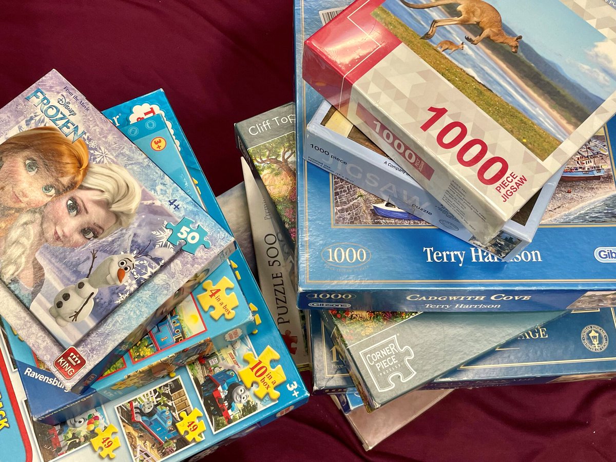 #NationalPuzzleDay is coming up on Monday (29 January) - and we all know someone who loves to get stuck into a puzzle! Don’t forget our shops have lots of puzzles for sale - all proceeds from the shops go towards helping local hospice care 💙 bit.ly/3R8Ro9r