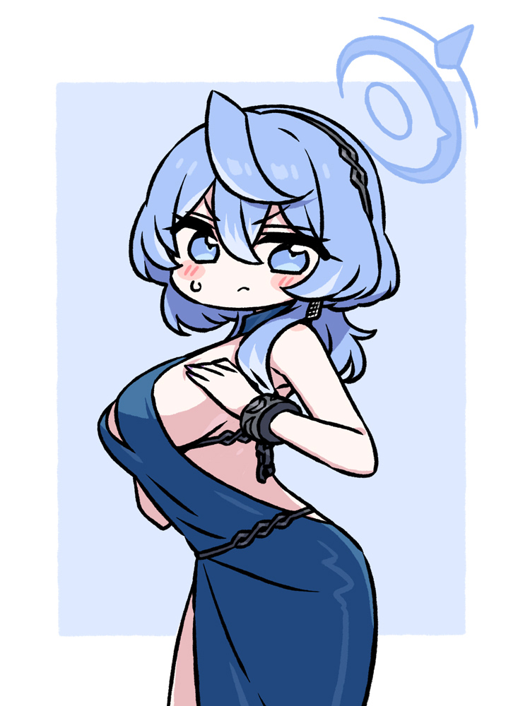 ブルアカ「ドレスアコ #ブルアカ 」|CHANxCOのイラスト
