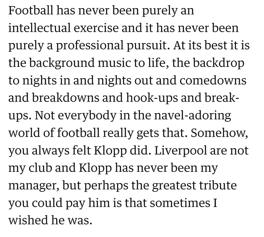 Utterly marvellous from <a href="/jonathanliew/">Jonathan Liew</a> who can write this and mean it and know it.

theguardian.com/football/2024/…