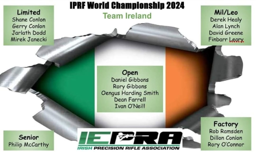 Congratulations to Geevagh locals Shane Conlon, Gerry Conlon,Jarlath Dodd,Mirsk Janecki who will represent Ireland at the IPRF world championships. #Geevagh