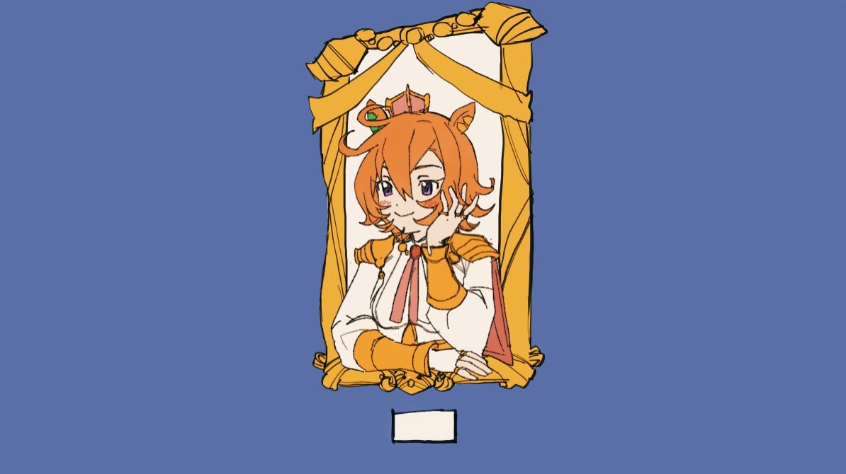 t.m. opera o (umamusume) 1girl crown solo animal ears orange hair horse ears upper body  illustration images