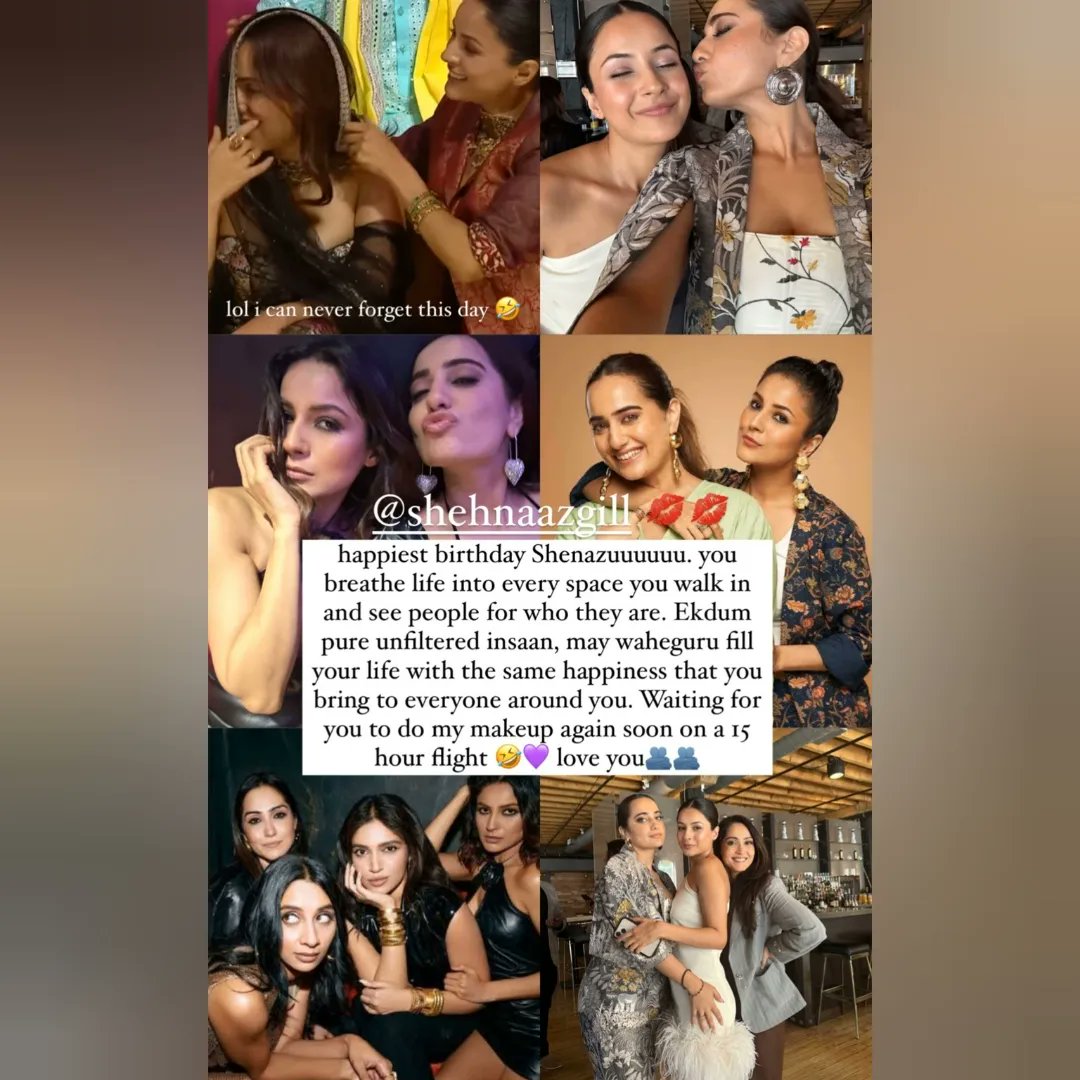.<a href="/KushaKapila/">Kusha Kapila</a>'s adorable wish for Shehnaaz Gill! ✨🎂

Happy birthday, <a href="/ishehnaaz_gill/">Shehnaaz Gill</a>❤

#ShehnaazGill #KushaKapila #BirthdayWishes #HappBirthdayShehnaazGill #WhosThat360
