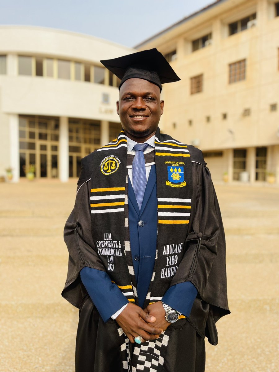 yabulais's tweet image. I graduated yesterday with LLM in Corporate and Commercial Law from the University of Ghana.

#UGCongregation
#UGClassof2023