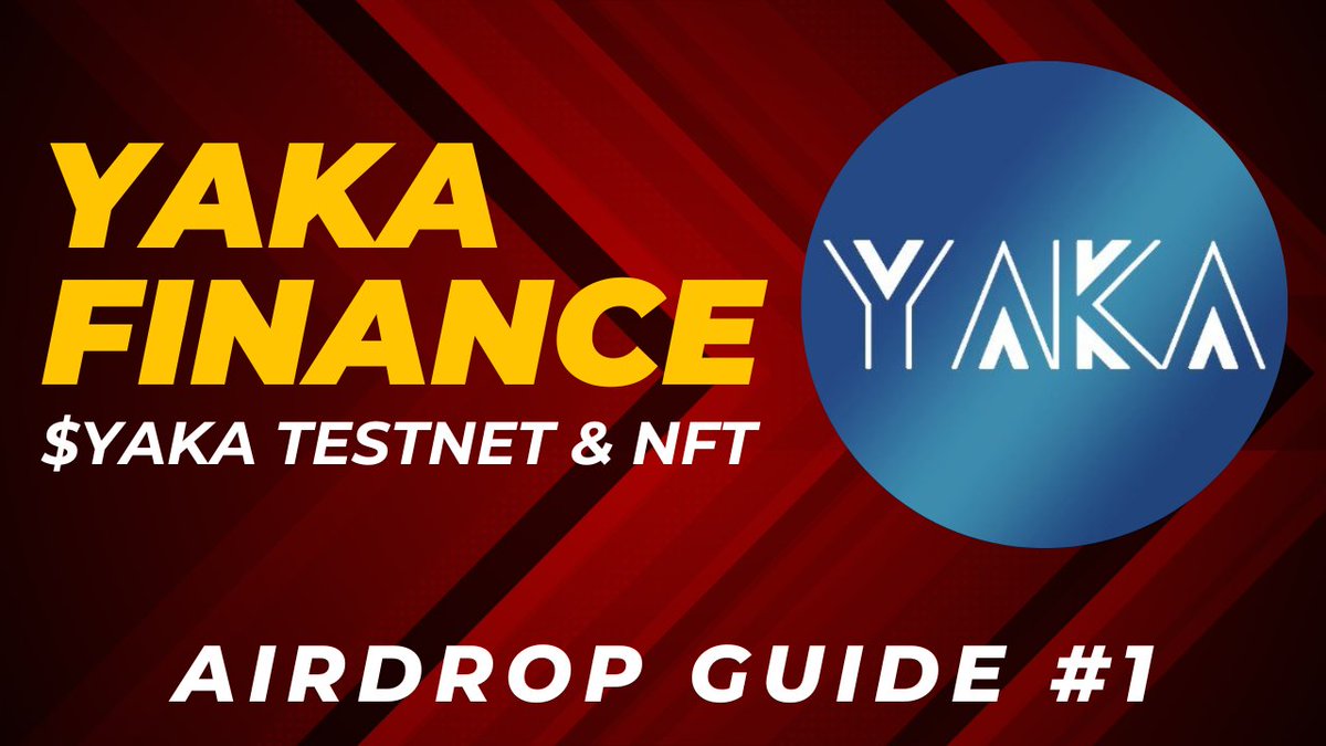 aacryptoverse's tweet photo. Yaka Finance $YAKA token #airdrop thread 🧵 guide #1

📌Yaka is the native liquidity engine of Sei Network. #yaka already confirmed airdrop Check out our Yaka Finance $YAKA token airdrop guide

⏲️TIME: 20-30 min

Let's get the Yaka Finance token airdrop👇🏿👇🏿 https://t.co/GbQEVbfpFu