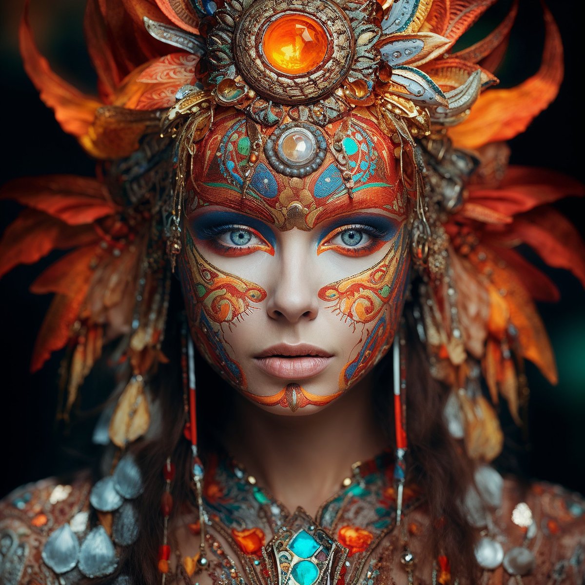 CGouaze's tweet photo. πΈ #PromptDeepDive: @agemforever's Prompt
Let's dive into the artistically rich and imaginative prompt by @agemforever: "a woman's face with fashion shoot makeup in the style of extravagant imagination, breastplate of peace, muralist --v 5.2." This prompt is a fusion of fashion, imaginative artistry, and symbolic elements.
"A woman's face with fashion shoot makeup" β This sets the stage for a portrait that focuses on creative and potentially elaborate makeup. The use of fashion shoot makeup implies a professional, artistic approach, likely featuring bold colors, intricate designs, or innovative techniques that go beyond everyday makeup styles.
"In the style of extravagant imagination" β The emphasis on extravagant imagination suggests a departure from the conventional or realistic, leaning towards the fantastical or surreal. This element encourages pushing the boundaries of creativity in portraying the woman's makeup and overall look, possibly incorporating unusual colors, patterns, or accessories.
"Breastplate of peace" β This is a particularly intriguing component. It could be interpreted literally as a piece of armor or clothing that the woman is wearing, or more symbolically, representing protection, tranquility, or strength. The breastplate's design and portrayal could blend with the makeup to create a cohesive, expressive look.
"Muralist" β The term 'muralist' might refer to a style that is bold, large-scale, and visually impactful, akin to a mural painting. This could influence the way the makeup and breastplate are portrayed, perhaps with a focus on bold strokes, vivid colors, and a composition that tells a story or conveys a message.
Version "5.2" likely refers to a specific version of Midjourney, ensuring that the final image is in line with the latest visual standards and capabilities of the tool.
Thank you, @agemforever, for this visually striking and symbolically deep prompt! It would be fascinating to see how the themes of peace and extravagant imagination are visually interwoven in the woman's portrayal. How might the elements of fashion, art, and symbolism come together to create a portrait that is both aesthetically stunning and rich in meaning?
Enhanced by @Magnific_AI