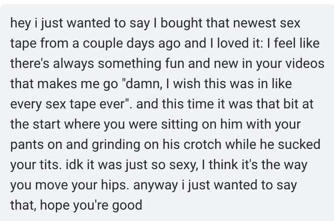 i get the sweetest messages on my OnlyFans https://t.co/RovJnJcL6S