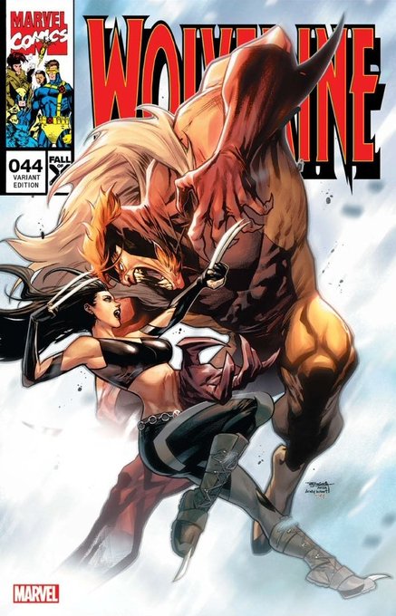 What a kick-ass #homage cover, after the great #AndyKubert! SO good! #X23 #sabretooth