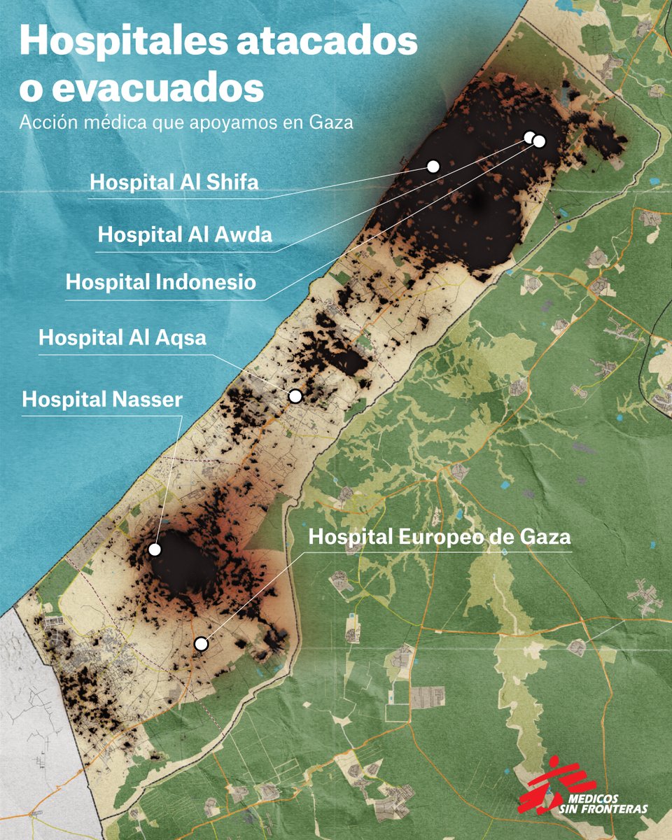 🚨En los últimos tres meses, el ataque total de las fuerzas israelíes contra la Franja de #Gaza ha reducido drásticamente las opciones de la población para encontrar atención médica.

Esta barbarie debe terminar YA

Pedimos un alto el fuego inmediato e incondicional

#GazaBastaYa