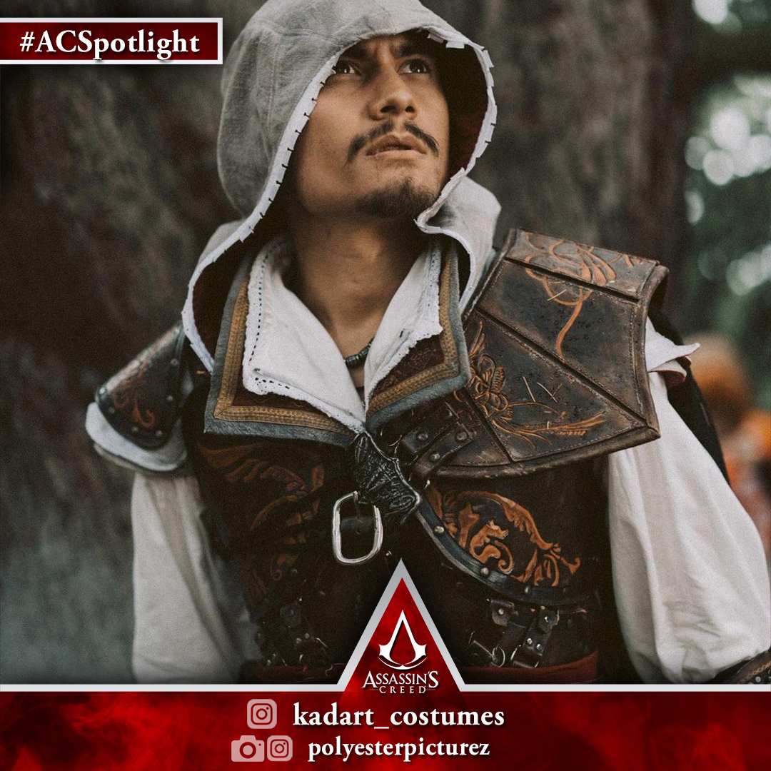 Assassins_GSA's tweet photo. Cosplayer arbeiten im Dunkeln, um dem #ACSpotlight zu dienen.
Vor allem, wenn ihre Arbeit eine so großartige Liebe zum Detail hat wie die von kadart_costumes. 😍

Gut, dass polyesterpicturez zur Stelle war, um den Assassinen würdig in Szene zu setzen! 📸 https://t.co/vv2IOYQFf8