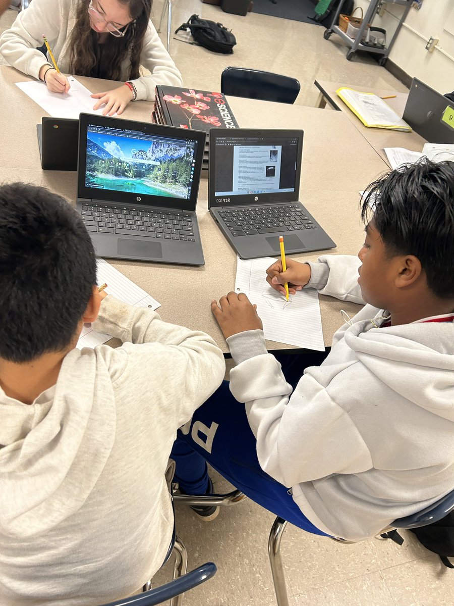 Science Students design and build parachutes to better understand velocity and drag  #HandsOn #PBL #Differentiation #WeAreElkin