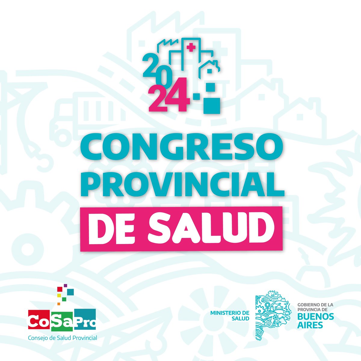 🙌🏻 ¡Se viene el Congreso Provincial de Salud 2024! 

Para más información estén atentos y atentas a nuestras redes sociales. 📱