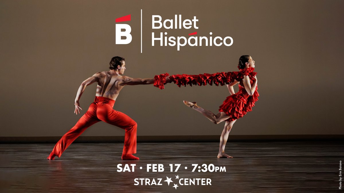See @BalletHispanico dance to flamenco guitar, the playful rhythms of mambo music and the intoxicating tempo of conga, rumba, and cha cha cha for one night only in Tampa! 🎫: strazcenter.org/events/2324-se…
