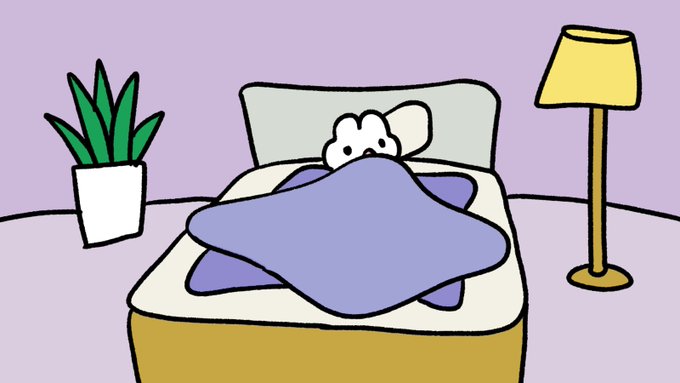 「blanket on bed」 illustration images(Latest)