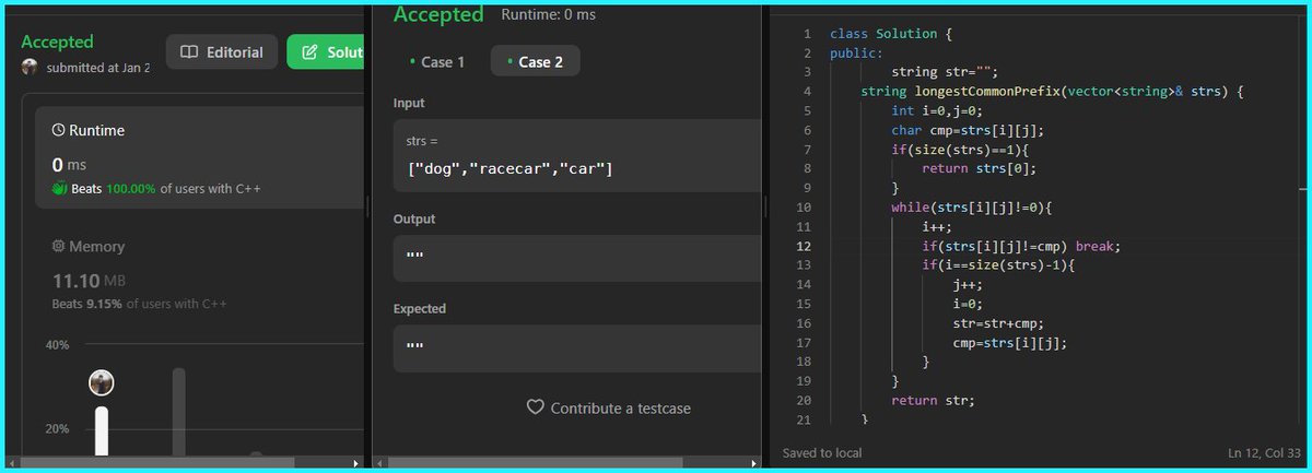 Hello Friends , Today is my 4th day of my 4/100 #100daysofcodechallenge . this question take almost 2hrs to complete but it is good. Join me in this #100daysofpractice. please review the code and share your approch for this question #DSA #leetcode check
1.azure.microsoft.com/free/students/…