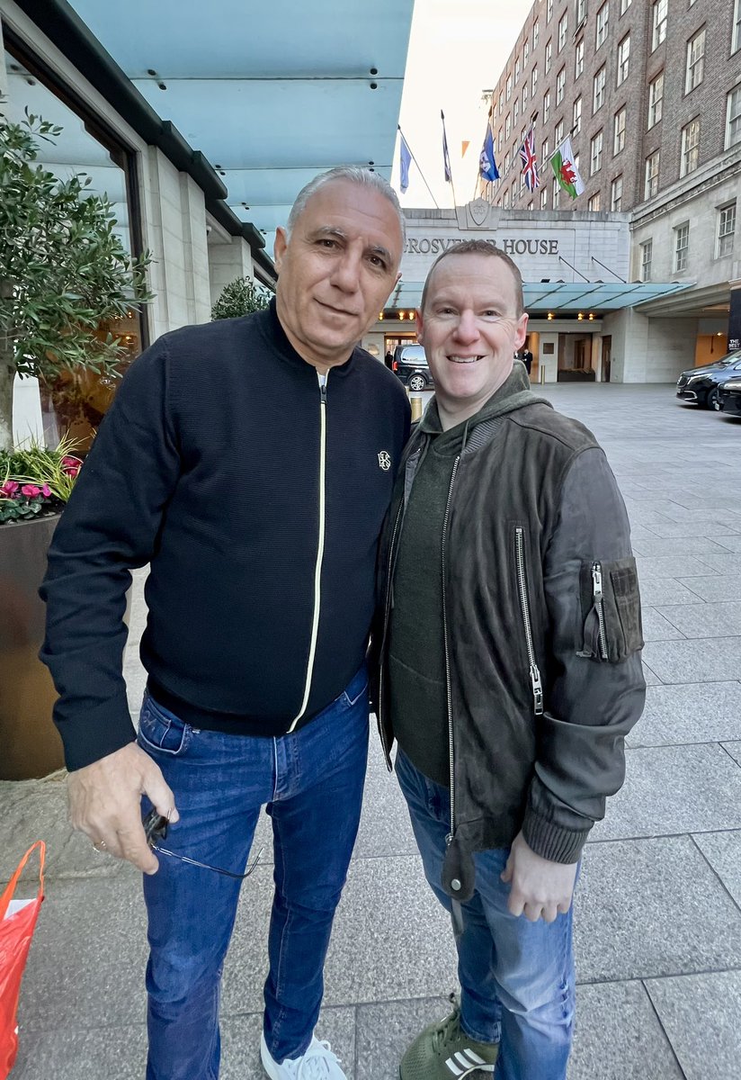 Got to meet football legend Hristo Stoichkov @HStoitchkov8 #HristoStoichkov #stoichkov #football #footballer #bulgarianfootball  #fcbarcelona #barcelona #csksofia #laliga #euro1988 #worldcup #worldcup1986 #worldcupgoldenboot #footballlegend #footballlegends #hristostoitchkov