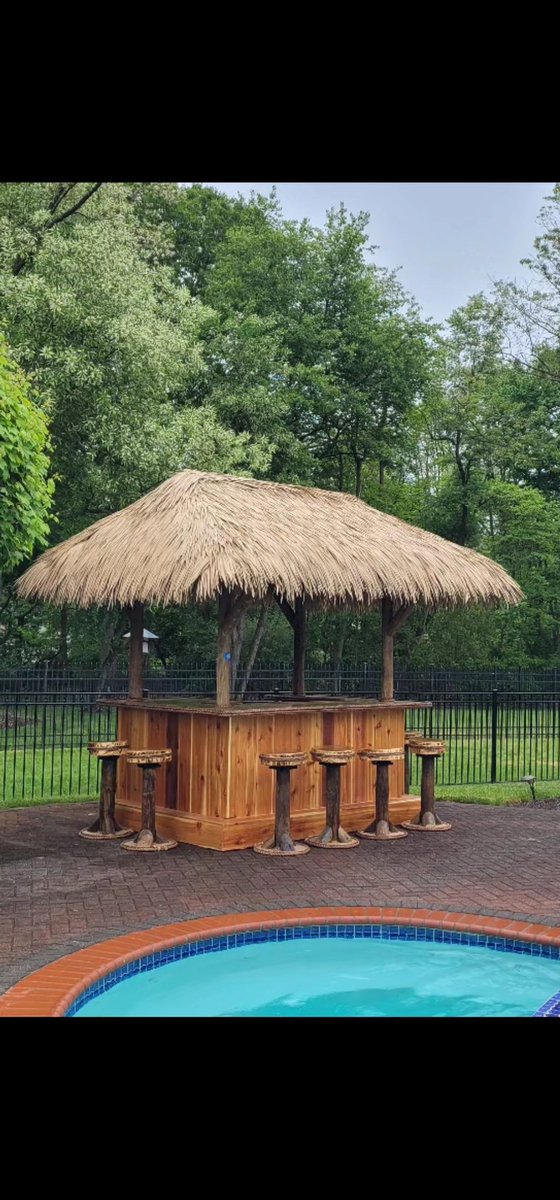 Tiki Tour '24. Upcoming 2024 projects so far:
Harrisburg, Pa. 
Oakland, California 
Cape Vincent, NY.
Possibly 2 others. Marathon Key, Florida and York Pa. Get those orders in. 🛖 i was also informed  that the Tiki Bar for Bellows AFB in Hawaii has arrived. 🍹🍹