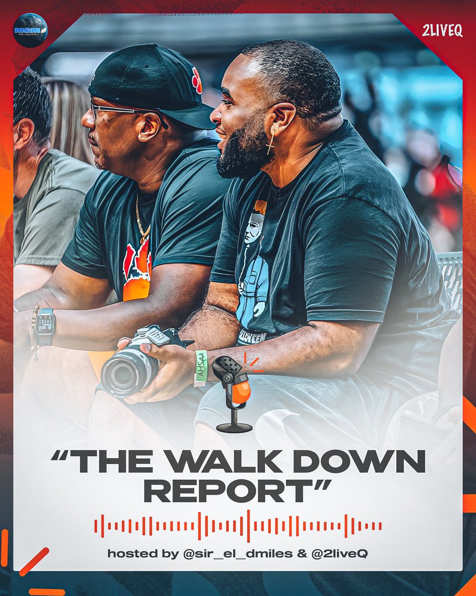 MGM🪽🌏🛸 ”The Walk Down Report” 💫 . Hosted by 🎤 @DarrellMiles20 x 🎤 📹 @2LiveQ_ Sponsored content available..〽️ 🗣️Stay tuned and tap into exclusive interviews with top athletes, coaches, trainers, and sport influencers‼️x Special guest 💯 . @2brandonjohnson @LeeGeneralsHSV