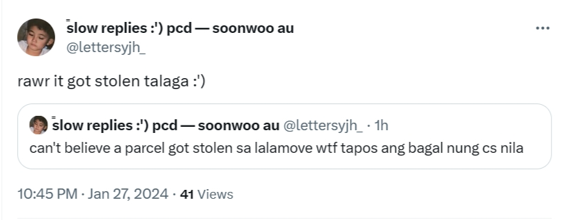 awareness thread on a rider sa lalamove —

i'll be removing sdd for now. we did not expect this to happen. in case u didn't know, a set of album was stolen (i guess) by a rider of lalamove from a buyer of mine