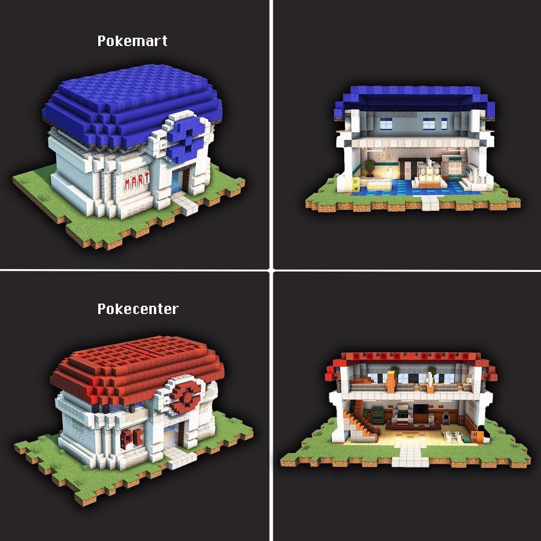 Minecraftvirall's tweet photo. Pokémon in Minecraft!👀 

Follow @minecraftvirall for more! 

Credit: @louisdepoui 

#minecraftbuilds #minecraftideas #minecraft #pokemon https://t.co/yIVauS9eMC