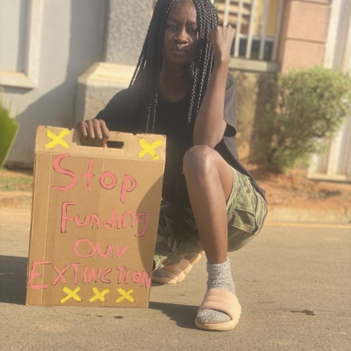 MissKwaji's tweet photo. We can't change the past, but we can shape the future. Let's end our dependence on fossils and embrace a just energy transition that benefits all, ensuring a sustainable and equitable world for generations to come.

#JustTransition 
@GreenFaith_Afr https://t.co/i6tiqgNSfv
