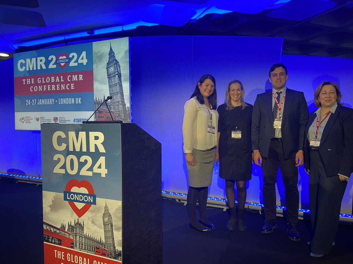 Was a pleasure sharing the stage with @LubaFrank11 and Michelle, and once again with @Mitrousi_Kon after our talks at #CMR2024 yesterday 🧲 Great to present with these superb #WIC and fellow #whyCMR geeks! 🙌 @bennybristol @SCMRorg @vass_vassiliou @Sarah_Moharem