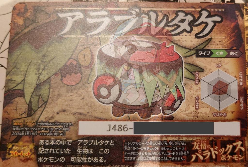 VictyLusi494's tweet photo. 🎁Sorteo Corocoro Brute Bonnet Code🎁

Requisitos: RT + ❤️

1 Ganador🎉

Termina 5/2🗓️

Suerte 🍀

#PokemonEscarlataPurpura 
#PokemonScarletViolet https://t.co/EGJQUPoHdr