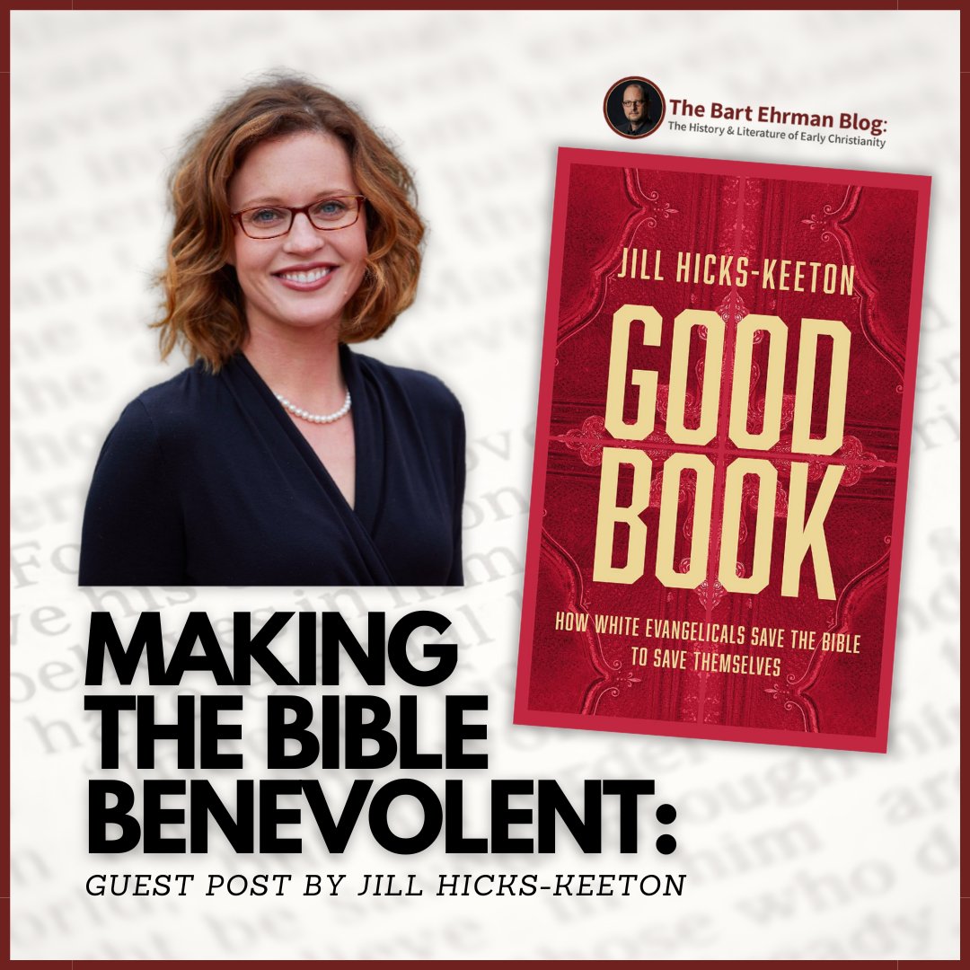 Jill Hicks-Keeton, Associate Professor of Religious Studies at the University of Southern California, has recently published an intriguing book that is highly controversial in some circles ... Read more in today's post! ehrmanblog.org/making-the-bib… #books #bible #evangelicalism