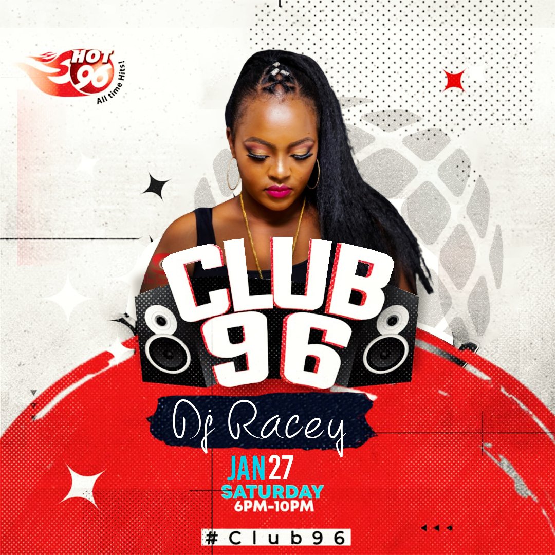 Get your dance shoes on! Join us at #Club96 tonight from 6pm to 10pm for an unforgettable night of non-stop fun and groovy beats! 💃🕺 Prepare to dance like there's no tomorrow with DJ Racey ! 🎧🔥 #clubbanger 
See you then beautiful people 🥳