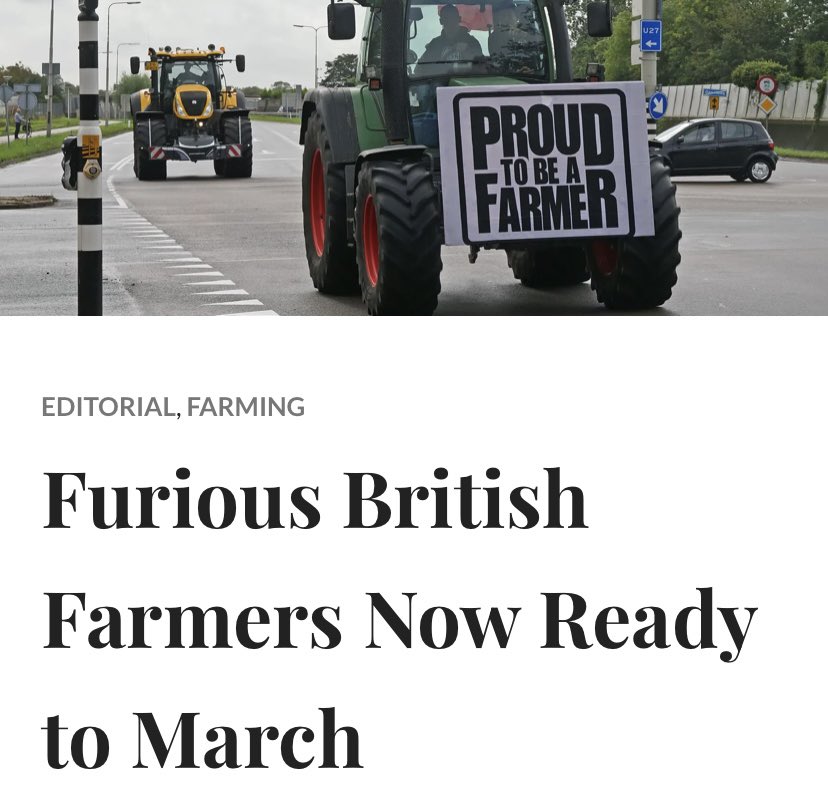 NoFarmsNoFoods's tweet photo. “Furious farmers are now ready to march. Back British Farmers. Now more than ever they require fair reward, political backing and a big hug. If they do protest, toot your horns out of love not anger.”

~ @CSquireMagazine 

#NoFarmersNoFood 
#NoFarmsNoFood https://t.co/zvuh5lcBM5